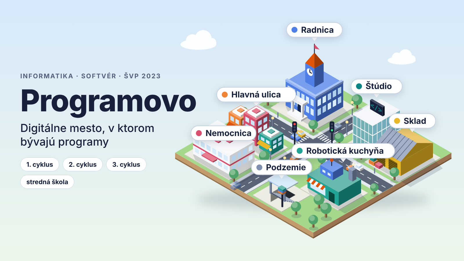 Programovo: mesto, v ktorom bývajú programy